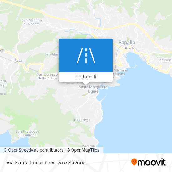 Mappa Via Santa Lucia
