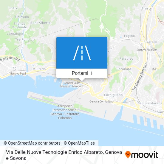 Mappa Via Delle Nuove Tecnologie Enrico Albareto