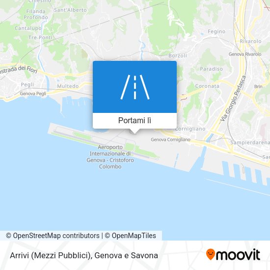 Mappa Arrivi (Mezzi Pubblici)