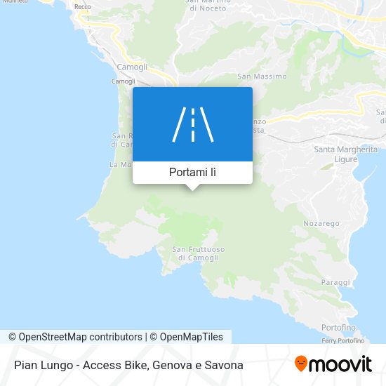 Mappa Pian Lungo - Access Bike