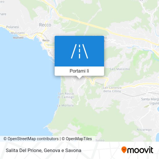 Mappa Salita Del Prione