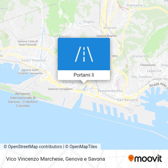 Mappa Vico Vincenzo Marchese