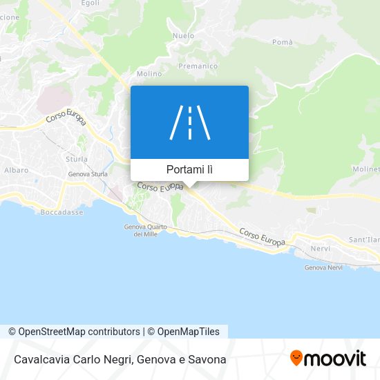 Mappa Cavalcavia Carlo Negri
