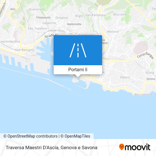Mappa Traversa Maestri D'Ascia
