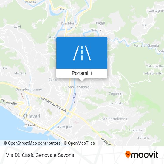 Mappa Via Dù Casà