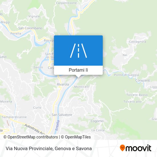 Mappa Via Nuova Provinciale