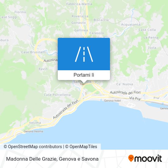 Mappa Madonna Delle Grazie