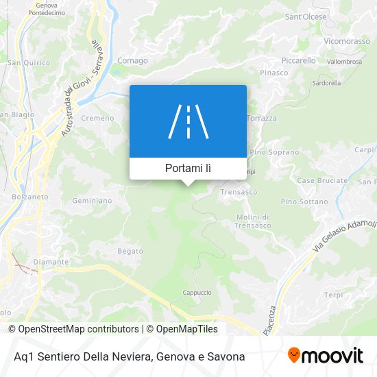 Mappa Aq1 Sentiero Della Neviera