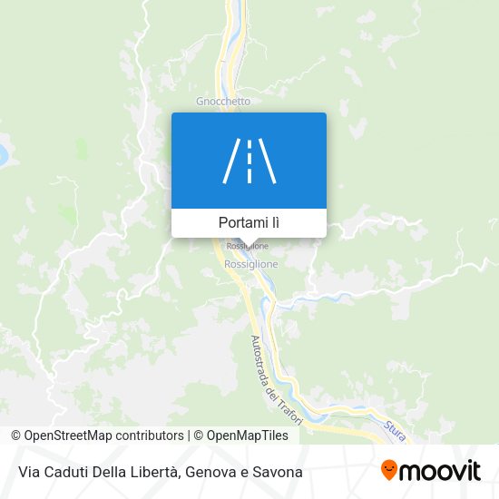 Mappa Via Caduti Della Libertà