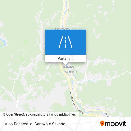 Mappa Vico Passerella