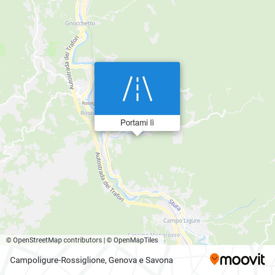 Mappa Campoligure-Rossiglione