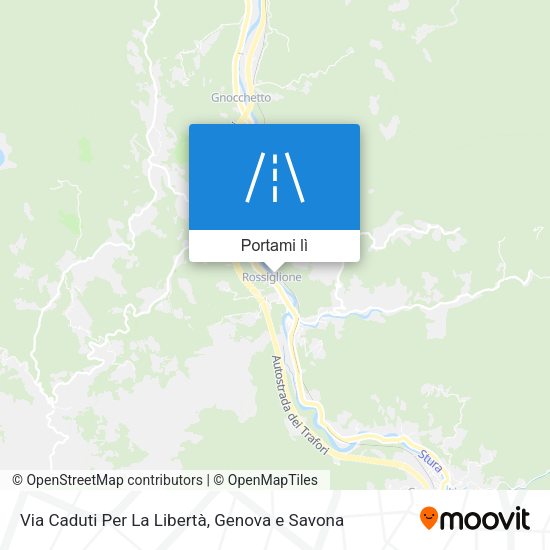 Mappa Via Caduti Per La Libertà