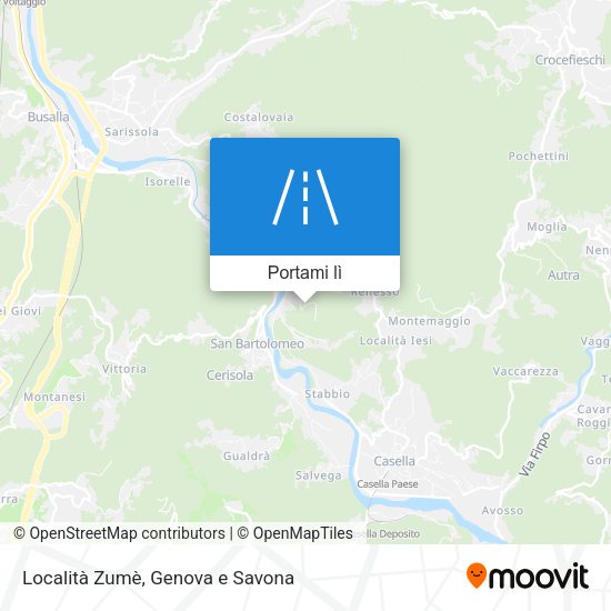 Mappa Località Zumè