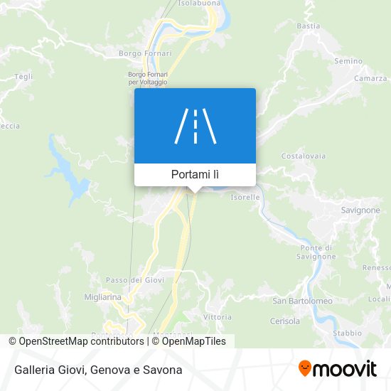 Mappa Galleria Giovi