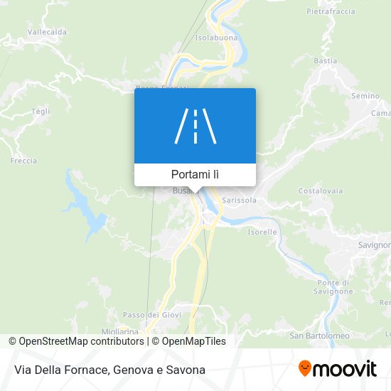 Mappa Via Della Fornace