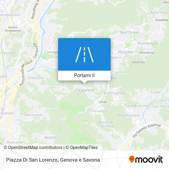 Mappa Piazza Di San Lorenzo