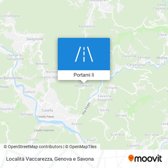 Mappa Località Vaccarezza