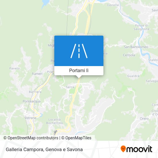 Mappa Galleria Campora