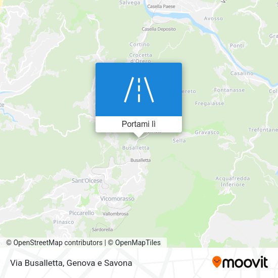 Mappa Via Busalletta