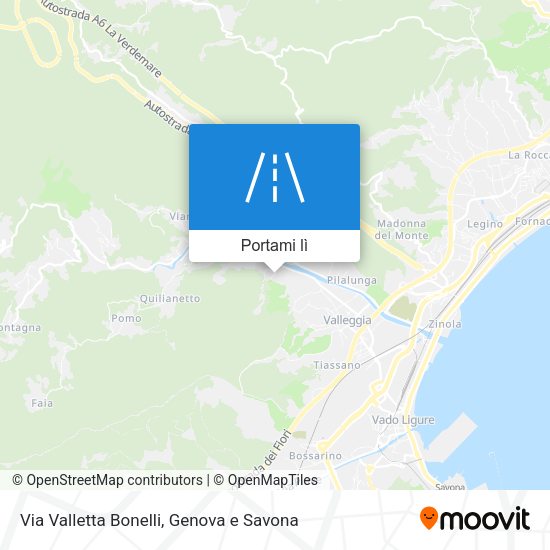 Mappa Via Valletta Bonelli