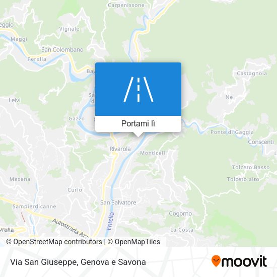Mappa Via San Giuseppe