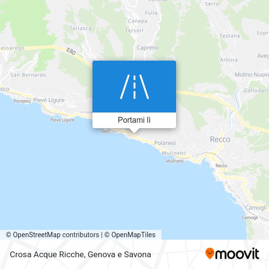 Mappa Crosa Acque Ricche