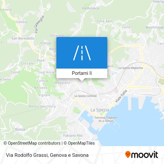 Mappa Via Rodolfo Grassi