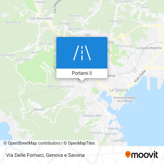 Mappa Via Delle Fornaci
