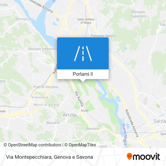 Mappa Via Montepecchiara