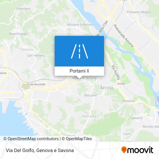 Mappa Via Del Golfo