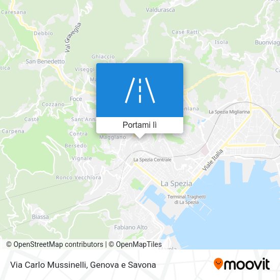 Mappa Via Carlo Mussinelli