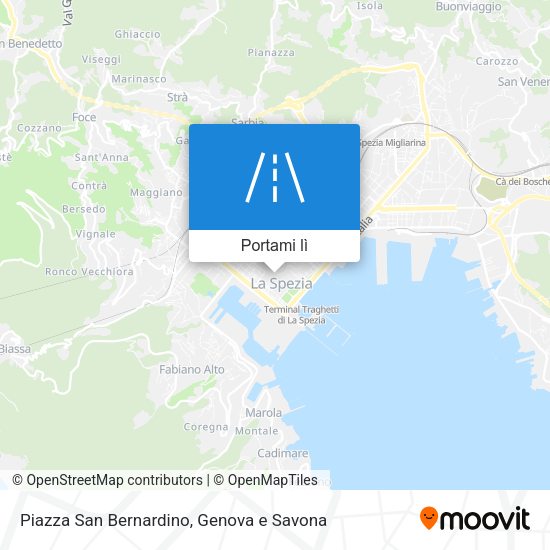 Mappa Piazza San Bernardino