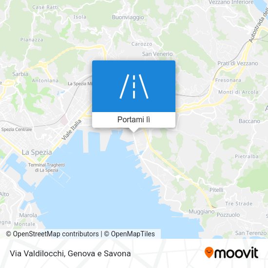 Mappa Via Valdilocchi