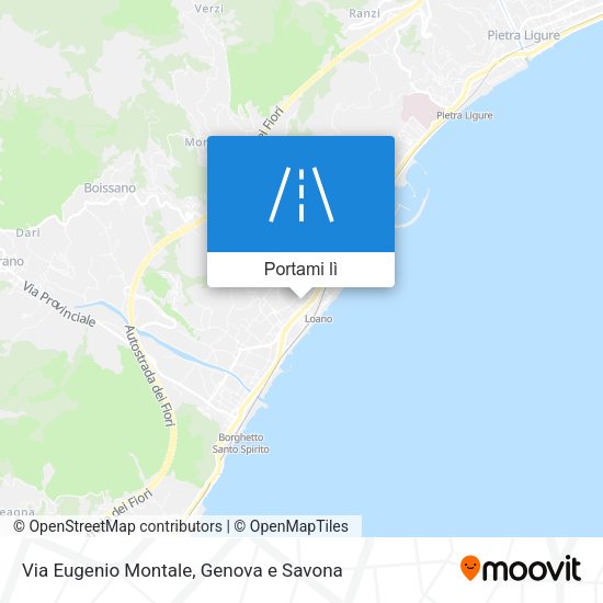 Mappa Via Eugenio Montale