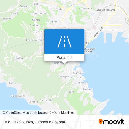 Mappa Via Lizza Nuova