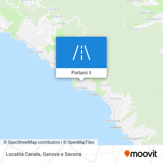 Mappa Località Canale