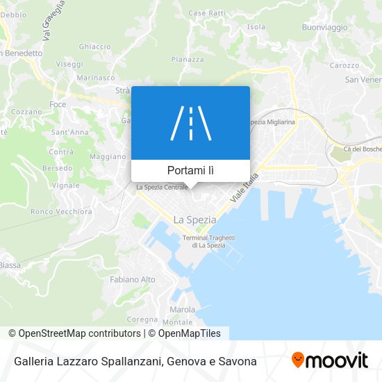 Mappa Galleria Lazzaro Spallanzani