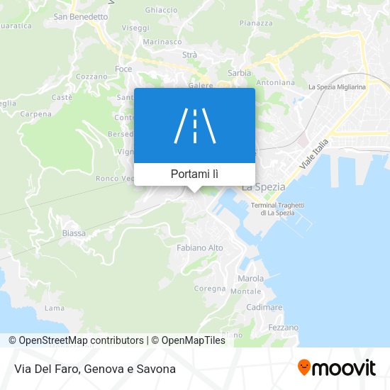 Mappa Via Del Faro