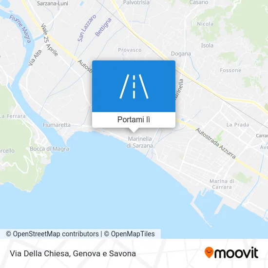 Mappa Via Della Chiesa