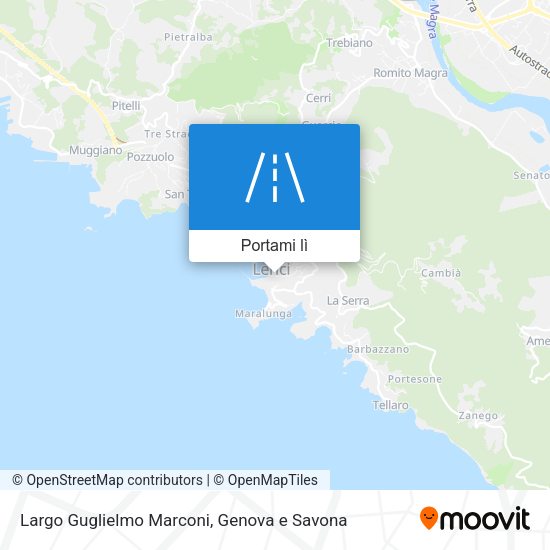 Mappa Largo Guglielmo Marconi