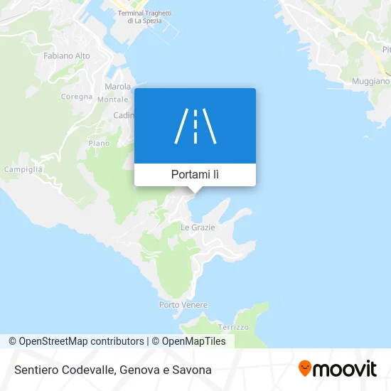 Mappa Sentiero Codevalle