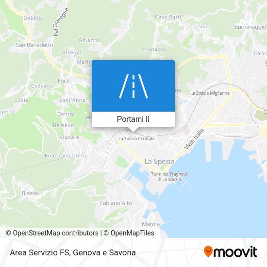 Mappa Area Servizio FS