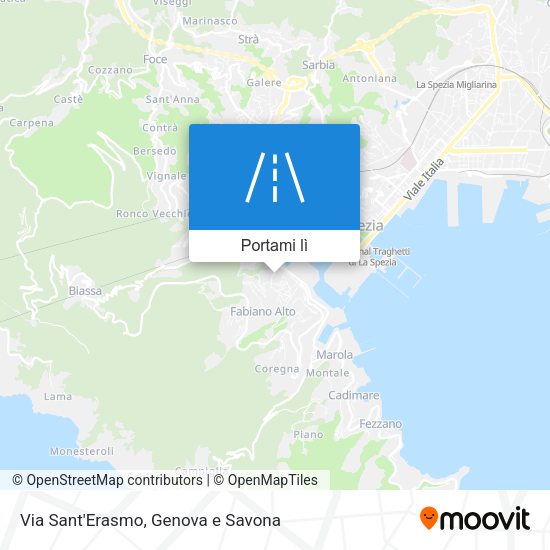 Mappa Via Sant'Erasmo