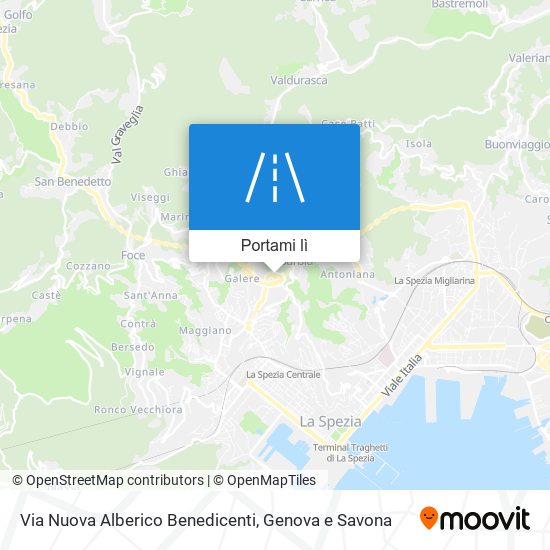Mappa Via Nuova Alberico Benedicenti