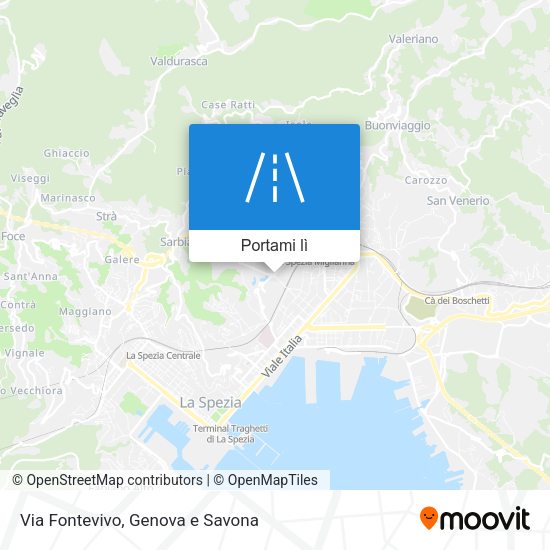Mappa Via Fontevivo