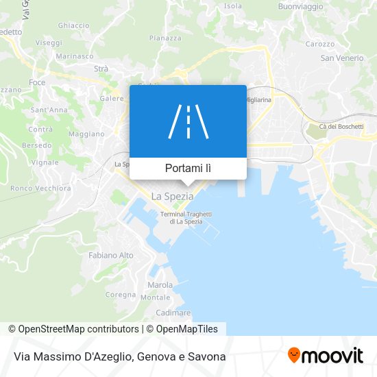 Mappa Via Massimo D'Azeglio