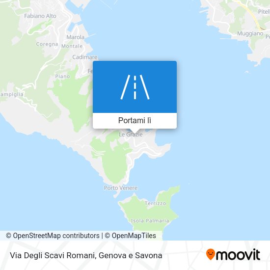 Mappa Via Degli Scavi Romani