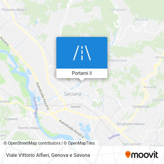 Mappa Viale Vittorio Alfieri