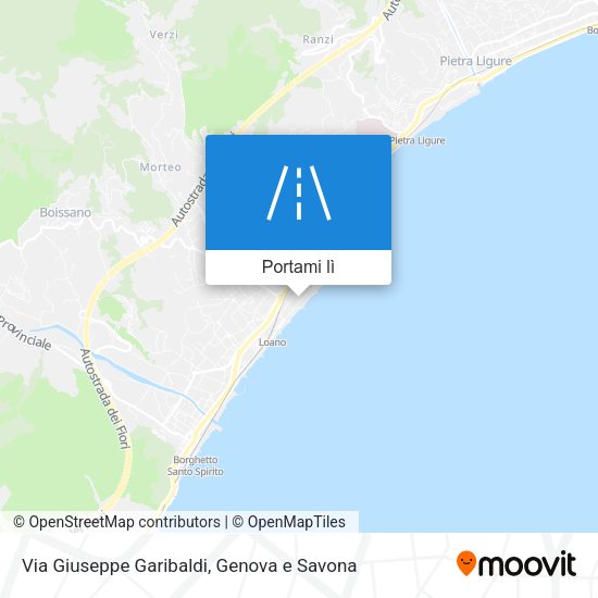 Mappa Via Giuseppe Garibaldi