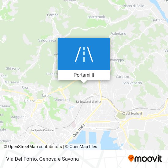 Mappa Via Del Forno